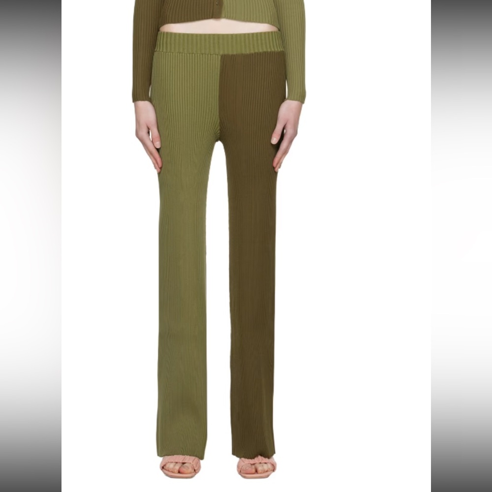 Staud NWT Two Tone Knit Pants S